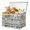 Color 2, variant on Jiaoprinted Cute Dogs Large Toy Storage Box with Lid and Divider, Dog Pattern Foldable Toy Storage Organizer, Stackable Storage Container Home Organization, 85L