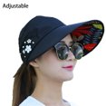 thumbnail image 2 of Sombreros para el sol para mujer, gorra con visera de ala ancha, sombrero para el sol de verano, 2 of 5
