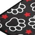 thumbnail image 2 of Area Rugs Carpet for Bedroom Floor Kitchen Rugs Dog Paw Star Bedside Runner Rug Living Room Washable Non Slip 39×20in Sofa, 2 of 7