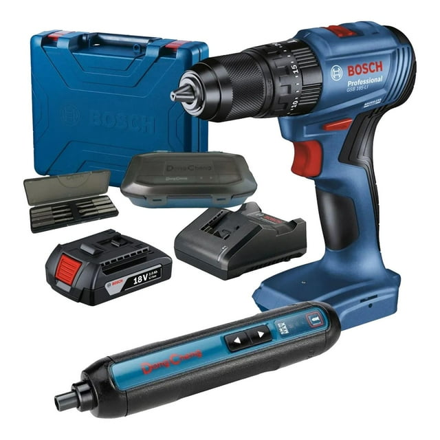 Rotomartillo Bosch Gsb 185-Li 1/2' +Atornillador Inalámbrico