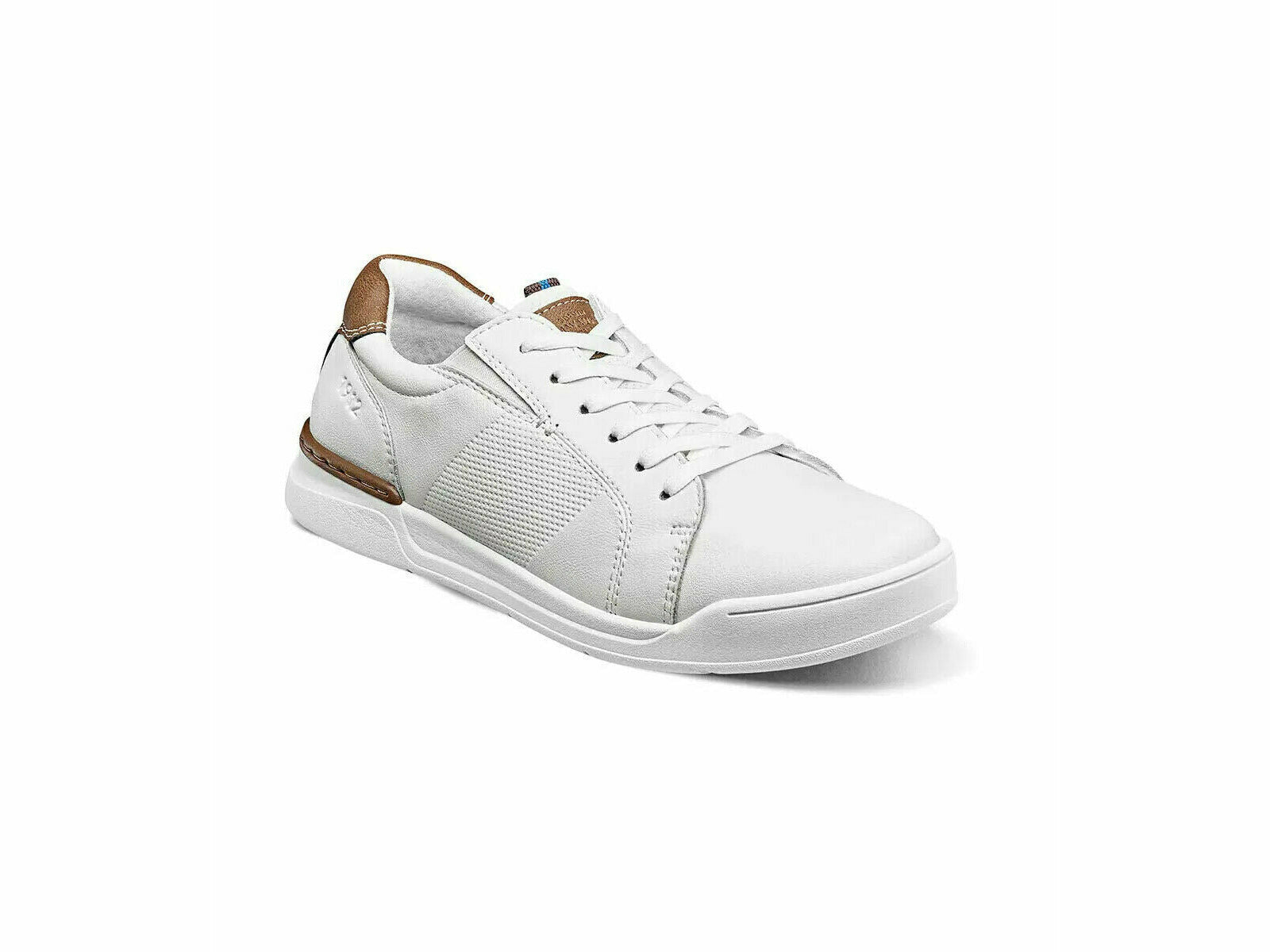 Toe Oxford Walking Shoes White 