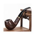 thumbnail image 2 of (508 waxed and rimmed) 2 handmade pipes, 2 of 4