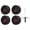 Red, variant on BIMZUC 4PCS RC Car Wheel Tires Aluminum Alloy Rubber Negative Offset Wheels Toy Replacement Parts for 1/18 1/24 Remote Control Crawler Vehicles Upgrade Accessories Red