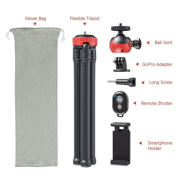 Adjustable Mini Tripod Flexible Tripod Camera Travel Tripod Universal