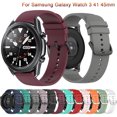 20mm 22mm Silicone Band for Samsung Active 2 40mm/44mm strap Galaxy