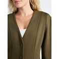 thumbnail image 5 of Scoop Women’s New Scubaknit Barrel Sleeve Blazer, Midweight, Sizes XS-XXL, 5 of 5