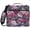 Roses in Pink and Gray Tones, variant on Zipper Binder with Shoulder Strap 2 inch 3 Ring Waterproof File Folder Organizer Bag 500 Sheet Roses in Pink and Gray Tones