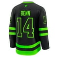 thumbnail image 3 of Men's Fanatics Jamie Benn Black Dallas Stars Alternate Premium Jersey, 3 of 6