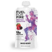 Fuel For Fire Mixed Berry Fruit & Protein Smoothie, 4.5 Oz