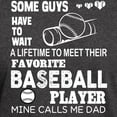 thumbnail image 3 of CafePress - My Favorite Baseball Player Calls Me Dad T T Shirt - Men's Classic Graphic Cotton T-Shirt, 3 of 4