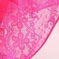 thumbnail image 4 of Aobny Pink Stretch Women's Panties Spring Crotchless Open Crotch Panties Sheer Lace Trendy Underpants,M-L, 4 of 5