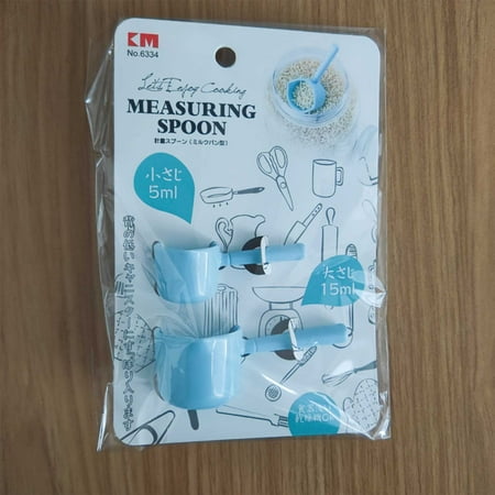 

Kohagoki 2pcs Baking Tools Kitchen Measuring Spoon Set Stainless Steel Handle Measuring Cup Milk powder spoon Sugar spoon Kitchen Gadgets