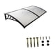 thumbnail image 5 of Toldo para puerta, toldo para ventana, piezas de protección contra la nieve fáciles de usar, accesorios para marquesina para puerta, residencial, al Largo por pared 240cm, 5 of 8