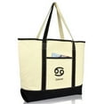 thumbnail image 4 of DALIX Zodiac Sign Women's Tote Hand Bag Horoscope Astrology - Cancer, 4 of 7