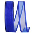 thumbnail image 1 of Reliant Ribbon 25765-050-09C 10.5 in. 100 Yards Sheer Satin Edge Value Ribbon, Royal, 1 of 1