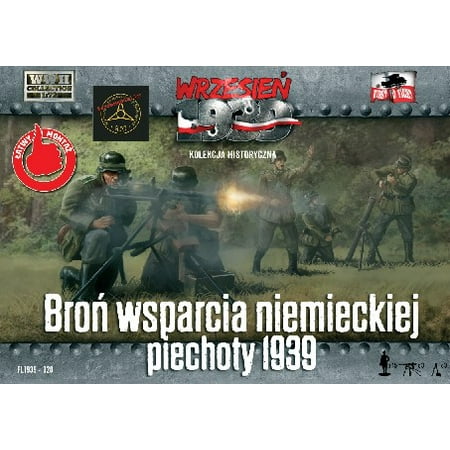 Wwii German Infantry Weapons - 1/72 WWII German Infantry Support Weapons w/15 Crew