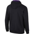 thumbnail image 3 of Men's Colosseum Black Northwestern Wildcats Half-Zip Hoodie, 3 of 3