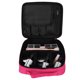 thumbnail image 5 of Bolsa de almacenamiento de herramientas cosméticas portátil, brocha de maquillaje, lápiz labial, tijeras, estuche organizador, color rojo rosa, 5 of 8