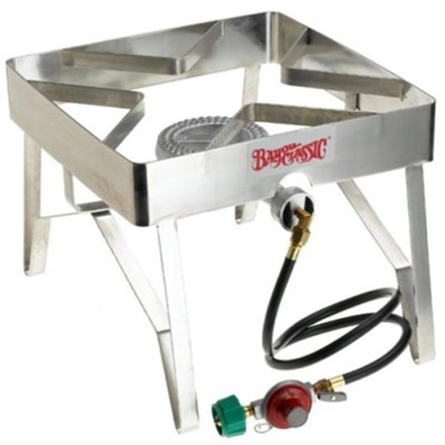 Bayou Classic 1114 13 Inch Tall Square Patio Stove