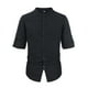 thumbnail image 2 of pstuiky Mangas cortas para hombre, Camiseta deportiva de manga corta con botones y solapa de color liso para hombre ropa de hombre l, 2 of 5