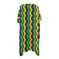 thumbnail image 2 of HELLHERO Ikat Chevron Print Beach Kimono - Lightweight Breathable Swimsuit Cover Up | Trendy Loose Fit for Summer Beach, Pool & Vacation, 2 of 6