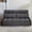 Dark grey, variant on Convertible 5-Position Foldable Lazy Sofa Sleeper Bed with Armrest,Adjustable Floor Sofa Couch with 2 Pillows,Fold Out Floor Couch,Dark Grey