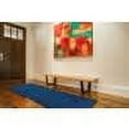 thumbnail image 2 of Celano Hand Woven Marled Wool Rug, Midnight Navy Blue, 2ft - 6in x 8ft, Runner, 2 of 7