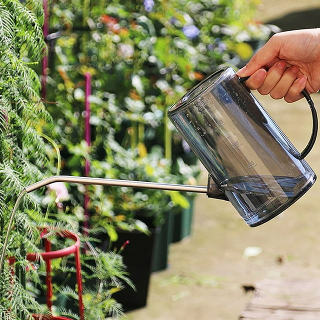 Long Mouth Watering Kettle Succulent Watering Kettle Pointed Mouth Green Potted Transparent Watering Kettle For Household Use Watering Can with Measurements Watering Can Kids outside Watering Can