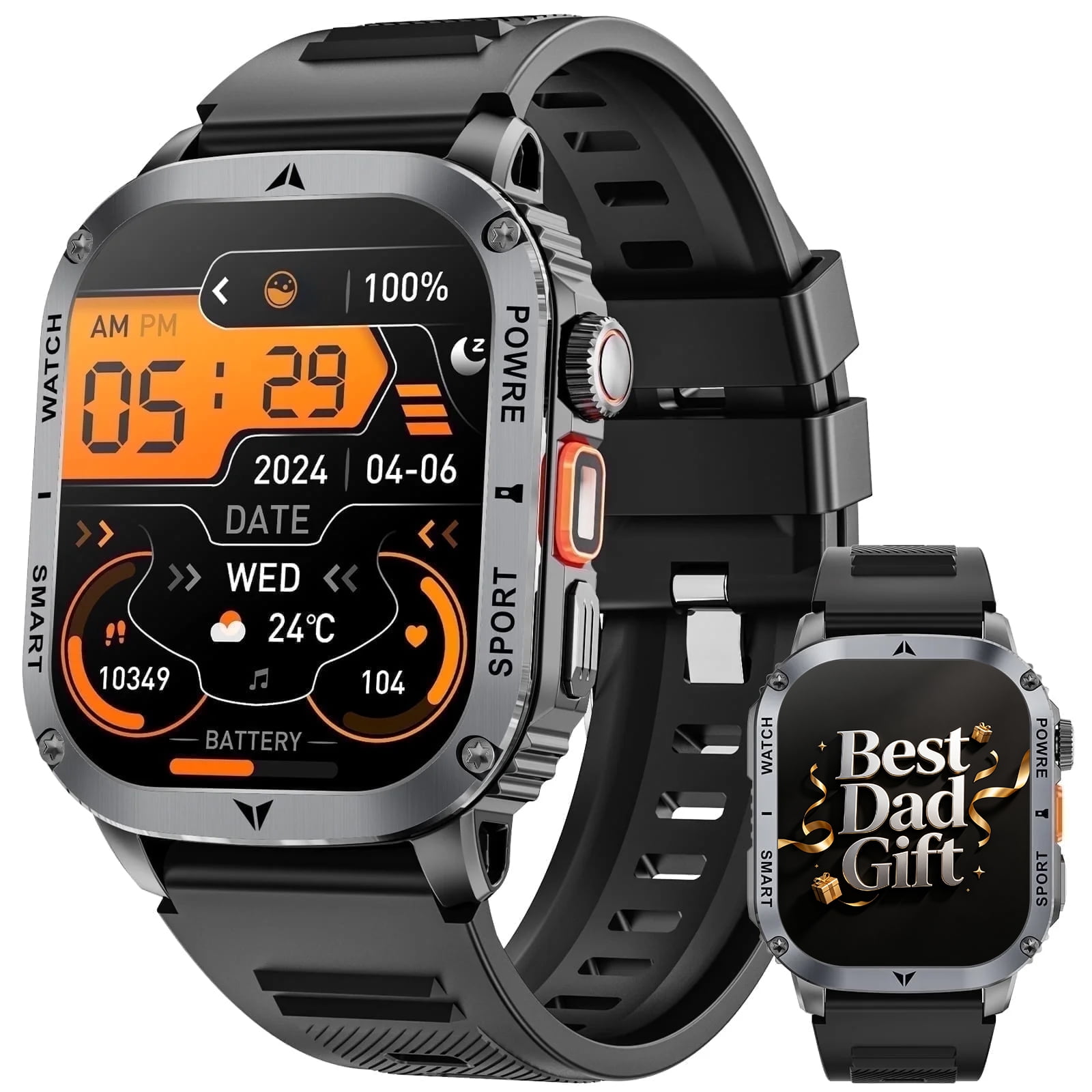 WISTA 32GB MP3 Player Watch - Bluetooth 5.0, Full Touchscreen