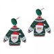 thumbnail image 1 of 2xSweater Pendientes De Navidad Para Mujer Divertida Joyería Charm Para Fiesta Navidad Papá Noel Verde, 1 of 8