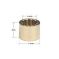 thumbnail image 1 of Almencla 10 Pcs Embouts de Queue de Billard Pièces de Réparation pour Piscine de Snooker Petits Trous Compacts 10,5 Mm/9 mm Embouts Légers pour Queue de Snooker, 1 of 2