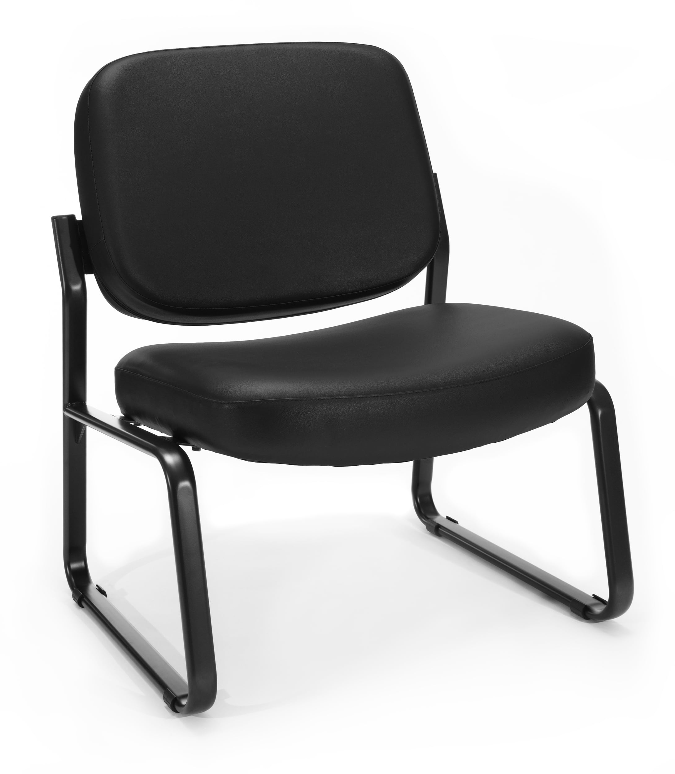 409VAM606 Office Furniture 400 lbs Capacity Big & Tall BLACK Vinyl