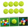 thumbnail image 5 of 8pcs Pickleball Plastic Golf Balls Indoor Baseball Plastic Baseballs Swing Practice Foam Balls Training Balls Practicing Balls Baseball Practicing Bal, 5 of 5