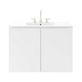 thumbnail image 6 of Modway Bryn 36" Wall-Mount Bathroom Vanity in White White, 6 of 9
