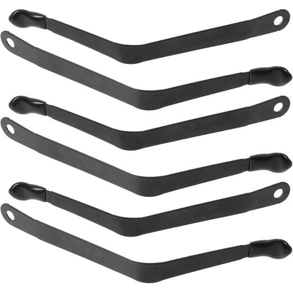 6 Sets Steel Book Stand Page Clip with Rubber Tips for Sheet Music Reading Cookbook Stand