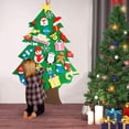 thumbnail image 2 of Felt Christmas Tree, New Handmade Felt Christmas Tree, DIY Decoration Felt Christmas Tree for Kids (Type C), 2 of 5