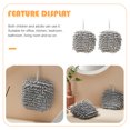 thumbnail image 2 of 2pcs Hand Towels Chenille Hand Towels Hanging Quick Dry Hand Towels Balls, 2 of 6
