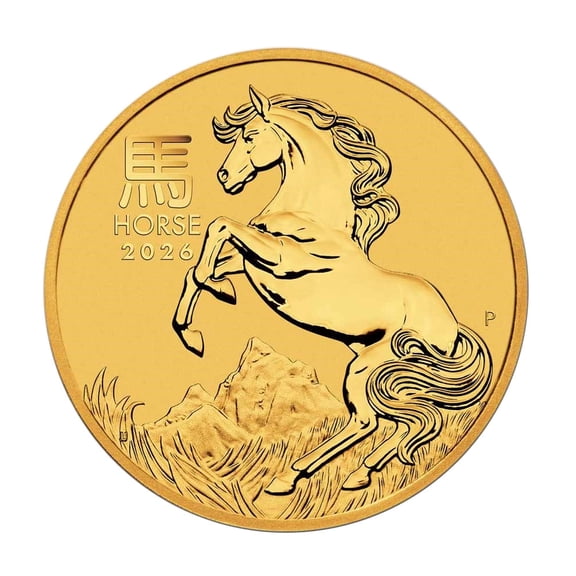 Australia 2026 $15 1/10-oz Lunar Gold Year of the Horse BU