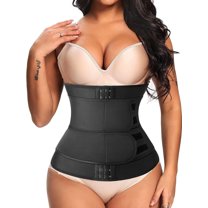 COMFREE Neoprene Sauna Waist Trainer Corset Sweat for Women Body Shaper Compression Trimmer Workout Shapewear