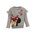 thumbnail image 2 of Disney Minnie Mouse Big Girls Fleece Sweatshirt and Leggings Outfit Set Infant to Big Kid, 2 of 5