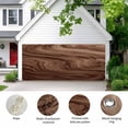 thumbnail image 2 of Retro Wood Grain Garage Door Cover Banner 7 x 8 FT, Rustic Farmhouse Wooden Board Brown Garage Door Curtains Backdrop with Grommets for Indoor Outdoor Wall Party Porch Yard Decorations Background, 2 of 9