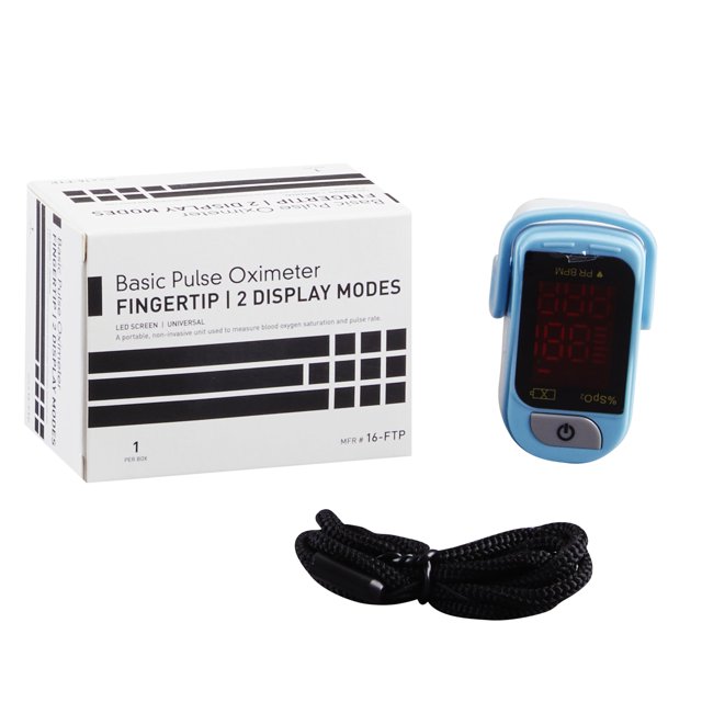 Fingertip Pulse Oximeter McKesson, 1 pack 16FTP
