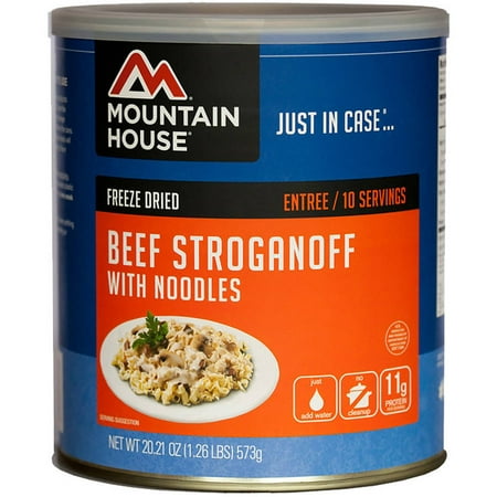 Mountain House Freeze Dried Beef Stroganoff with (Best Steak For Beef Stroganoff)
