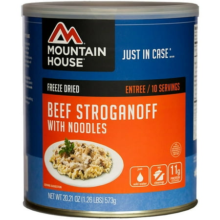 Dried Ground Beef - Mountain House Freeze Dried Beef Stroganoff with Noodles