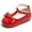 05 Red, variant on Baby Girls Shoes Mary Jane Flats Bowknot Non-Slip Toddler Girl Dress Shoes First Walkers Princess Wedding Shoes