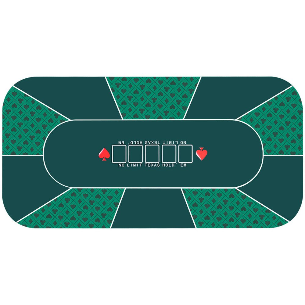 Costway 71'' x 36'' Rubber Foam Poker Table Top Layout Game Mat 8