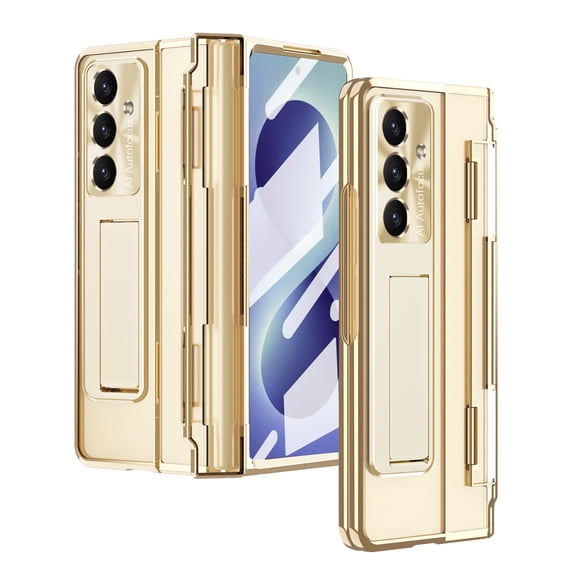 for Samsung Galaxy Z Fold 8 Ultra Case, Luxury Plating Shockproof Drop Protection Phone Case for Samsung Galaxy Z Fold 8 Ultra, Gold
