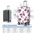 thumbnail image 5 of Goofa Orchids Flowers Pattern Luggage Covers For Suitcase,Suitcase Cover Protector Fit 18-32 Inch Luggage-X-Large, 5 of 9