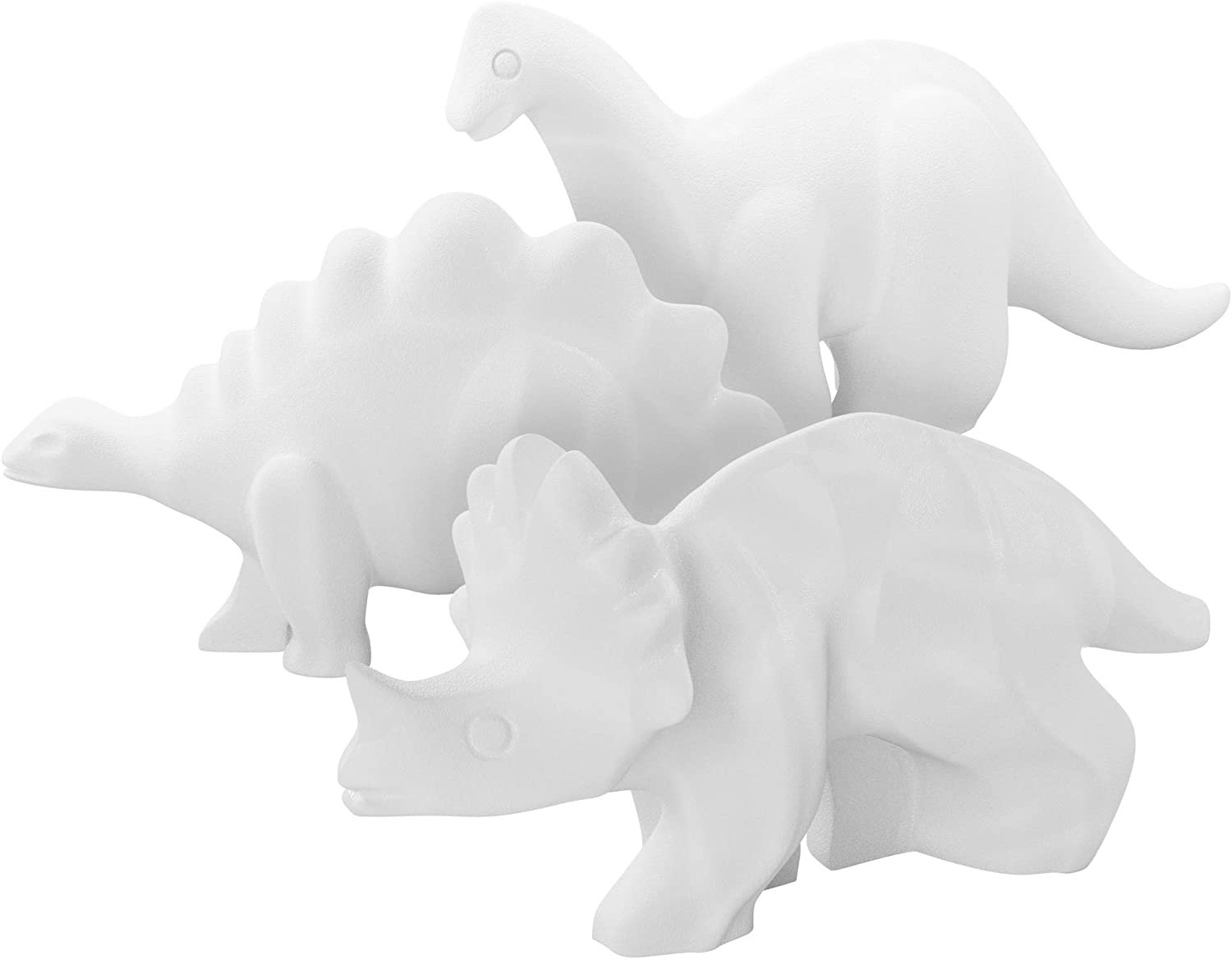 Paint 3 Large Dino Squishies - Paint a Squishy Kit - Make Your Own Squishies with Puffy Paint - Arts and Crafts Gifts for Kids, Boys & Girls - DIY Squishy Makeovers Painting Kit, Dinosaur Toys - image 5 of 8