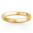 thumbnail image 3 of Bague Empilable avec Pierre de Naissance Gravée - Zircon Cubique / Topaze Blanche (Avril), 3 of 7